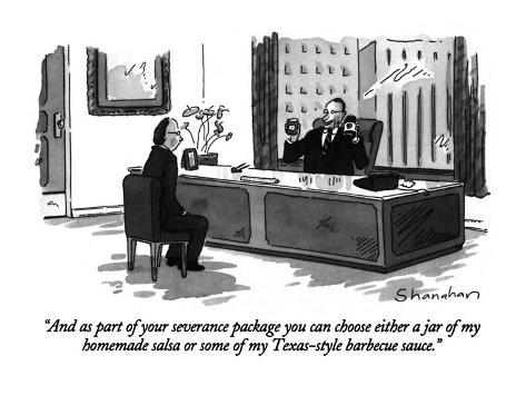 Severance Package Cartoon