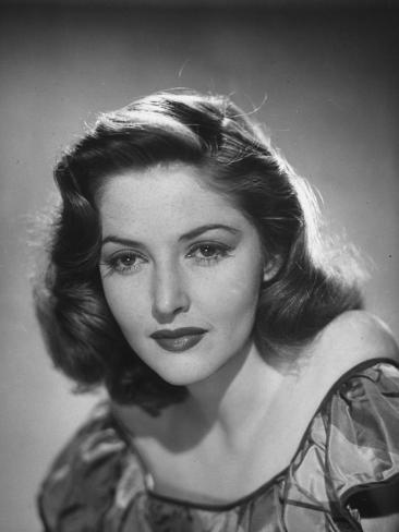 Actress Martha Vickers Posing for a Picture Premium Photographic Print - actress-martha-vickers-posing-for-a-picture