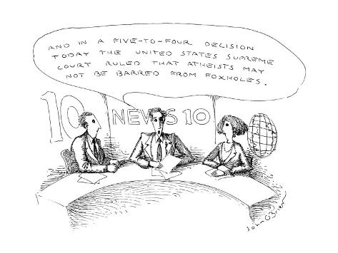 Cartoon Newscaster