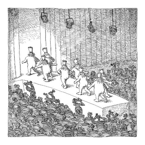 Fashion Show Cartoon