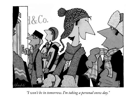 Snow Day Cartoon