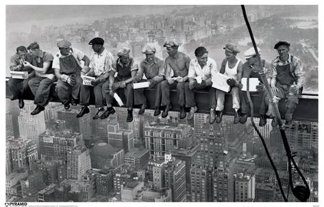 lunch at skyscraper