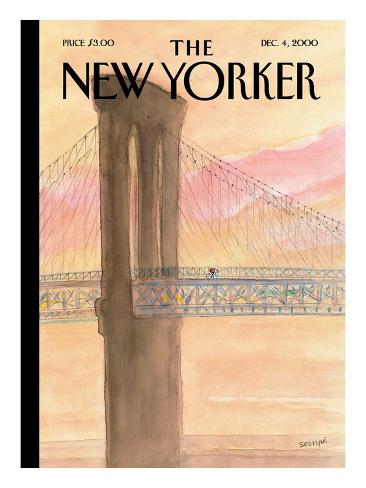 The New Yorker Cover - December 4, 2000 Premium Giclee Print
