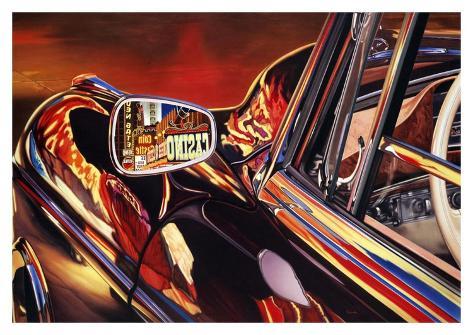 1956 Mercedes 220 Las Vegas Art Print Don't see what you like