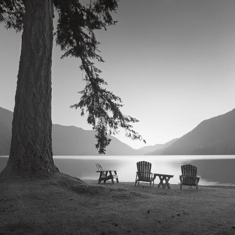 Crescent Lake I Art Print