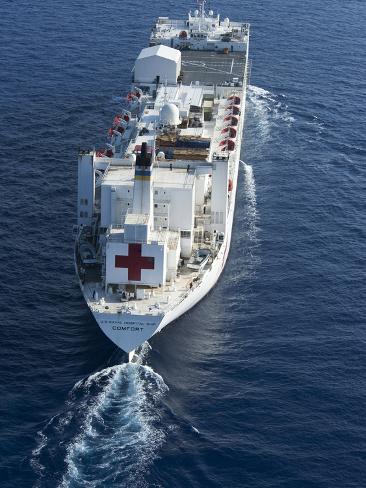 Military Sealift Command on The Military Sealift Command Hospital Ship Usns Comfort Photographic