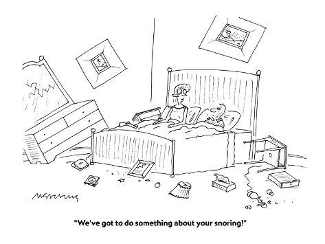 Snoring Cartoon