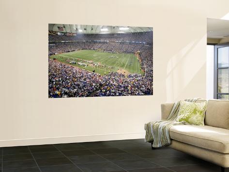 49ers Vikings Football: Minneapolis, MN - Hubert H. Humphrey Metrodome Wall Mural