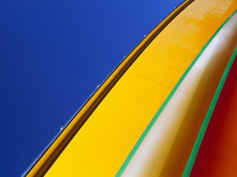 Brightly Colored Boat Exterior Photographic Print