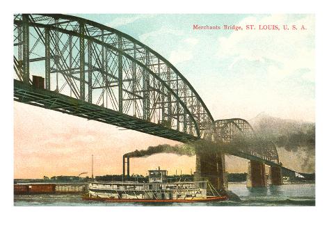 Merchants Bridge, St. Louis, Missouri Posters at 0