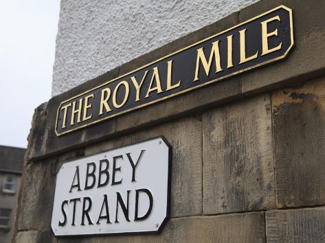 Royal Street Sign