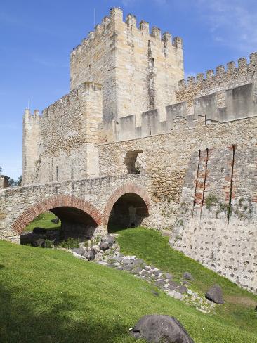 castle lisbon portugal george st europe jorge allposters posters sao visitar castles someday bridge might stone log need