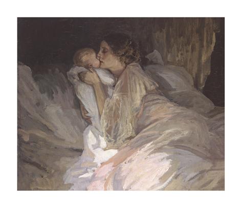The Mother Premium Giclee Print by Sir John Lavery - AllPosters.co.uk