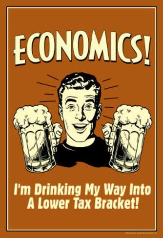 ... drinking my way to lower tax bracket funny retro poster posters