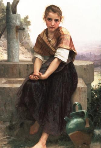 The broken pitcher (Bouguereau, 1891)