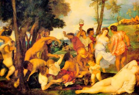 Bacchanal By Titian