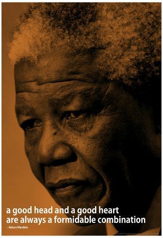 Nelson Mandela Quote iNspire Motivational Poster Poster