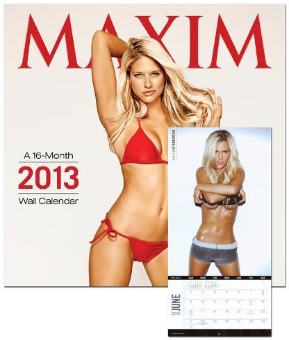  Girl Calendar 2013 on Maxim   2013 Calendar Calendars At Allposters Com