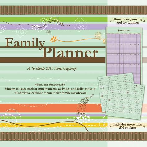 Family Stickers on Family Planner   2013 Sticker Calendar Calendars At Allposters Com