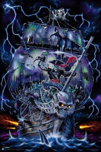 Ghostly Pirate Ship
