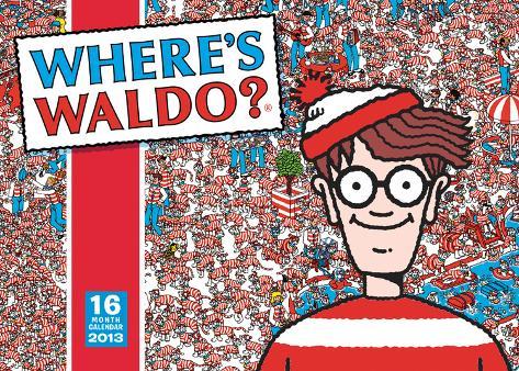 Month Calendars on Where S Waldo      2013 16 Month Calendar Calendars At Allposters Com
