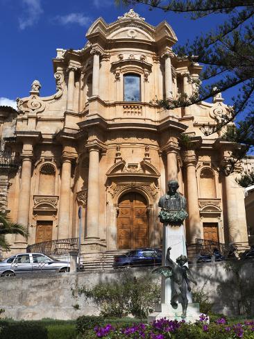 Baroque Architecture on Baroque Architecture Noto Sicily Italy Europe Photographic Print