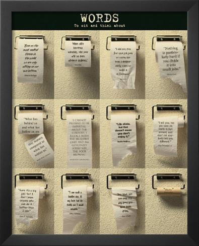 Education Motivational Posters on On Toilet Paper  Motivational  Art Poster Print Framed Art Print