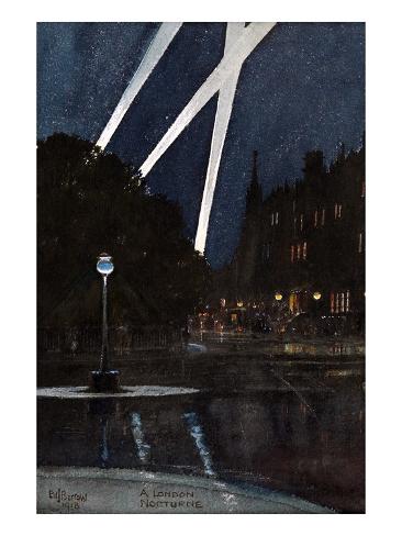  - edward-john-burrow-a-london-nocturne-1918-w-c-with-bodycolour