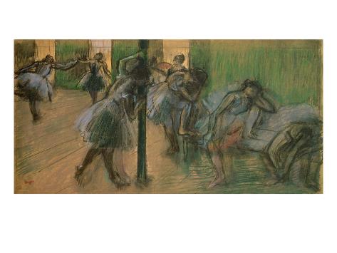 degas dancers rehearsing