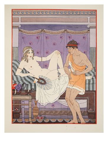 Stomach Ache, Illustration from 'The Works of Hippocrates', 1934 (Colour Litho) Giclee Print Stomach Ache, Illustration from 'The Works of Hippocrates', 1934 (Colour Litho) Giclee Print