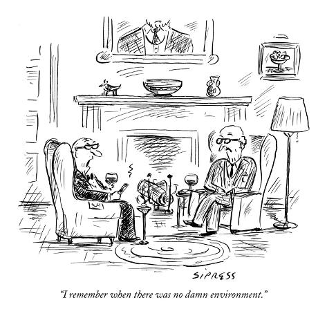 Image result for new yorker environment cartoon