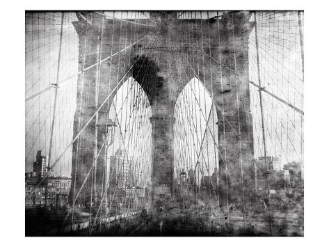 Brooklyn Bridge in Verichrome Photographic Print