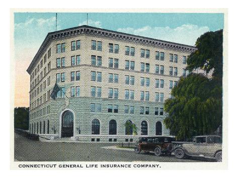 Hartford, Connecticut - Ct General Life Insurance Co Building Exterior ...