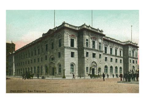 San Francisco, California - Exterior View of the Post Office LÃ¡mina ...