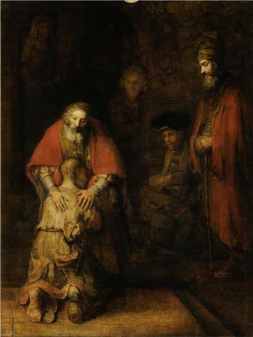 Return of the Prodigal Son, c. 1669 Art Print