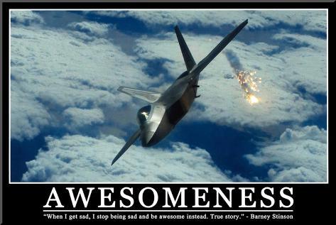 Awesomeness Motivational Funny Barney Stinson Quote Print Poster ... Awesomeness Motivational Funny Barney Stinson Quote Print Poster ...
