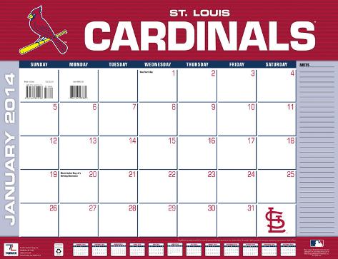St Louis Cardinals - 2014 Desk Calendar Calendars at AllPosters.com