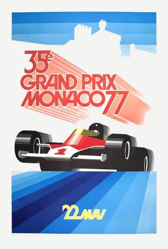 Monaco Grand Prix 1977 Collectable Print Don't see what you like