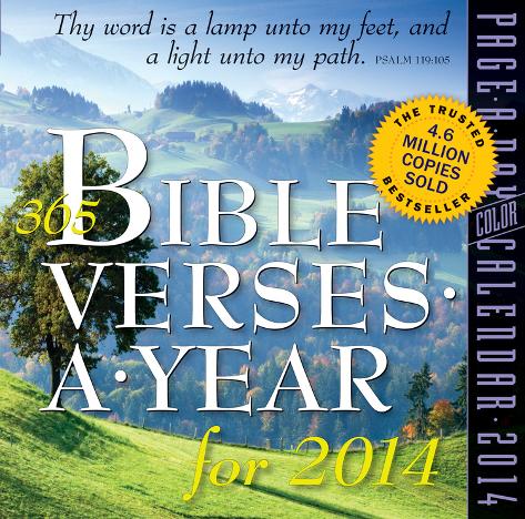 365 Bible Verses-A-Year Page-A-Day Calendar 2019