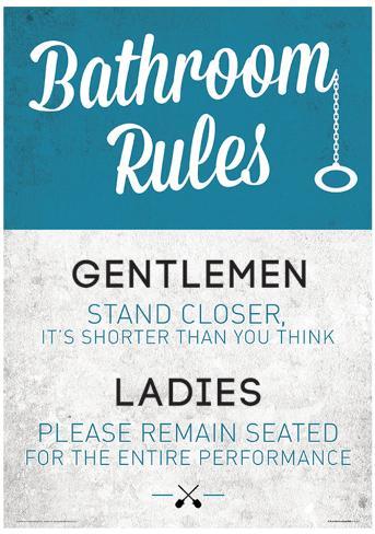 ... allposters de sp bathroom rules funny sign poster poster i9843635 htm ... allposters de sp bathroom rules funny sign poster poster i9843635 htm