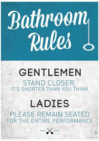 ... allposters de sp bathroom rules funny sign poster poster i9843635 htm