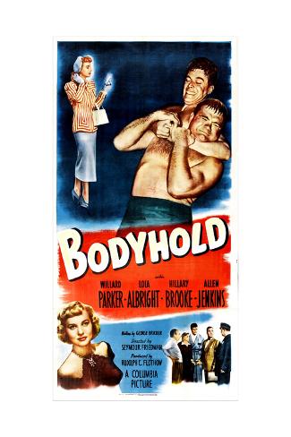 US poster, top right: Willard Parker, Henry Kulky, bottom left: Lola