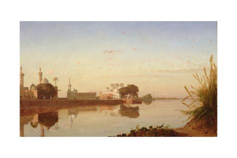 View of the Nile in Lower Egypt, C.1840 Giclee Print