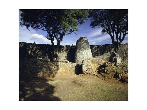 Printable Images Of Great Zimbabwe | view of the conical tower of great zimbabwe giclee print Printable Images Of Great Zimbabwe | view of the conical tower of great zimbabwe giclee print