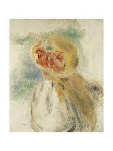 Renoir girl with flowers question Renoir girl with flowers consider