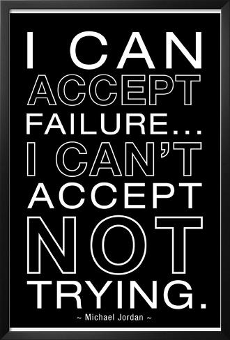 ... failure michael jordan b w motivational poster posters i10370409 htm