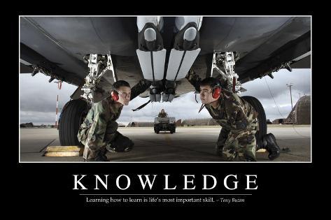 Knowledge: Inspirational Quote and Motivational Poster Photographic ... Knowledge: Inspirational Quote and Motivational Poster Photographic ...