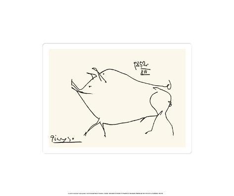 ピカソ（Picasso）の一筆書き動物がオサレすぎて感動する