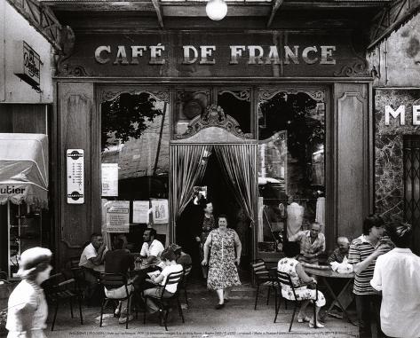Caf&amp;#233; de France Art Print