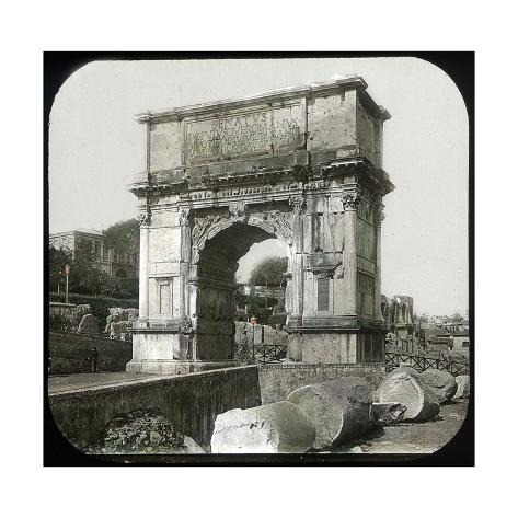 Images of the arch of titus and reliefs, after 81 ce, rome 